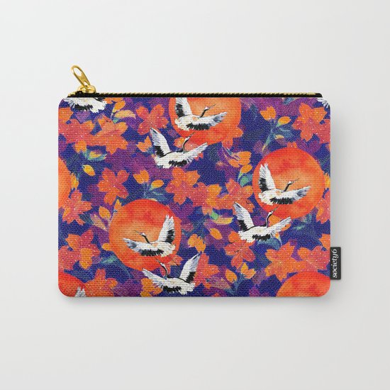 Japanese Garden: Cranes, Sun and Blossoms DK Carry-All Pouch