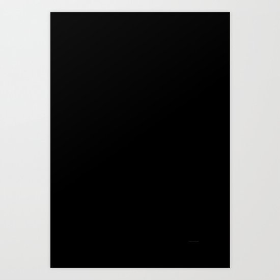 Pile de Monstres - Black/White Art Print