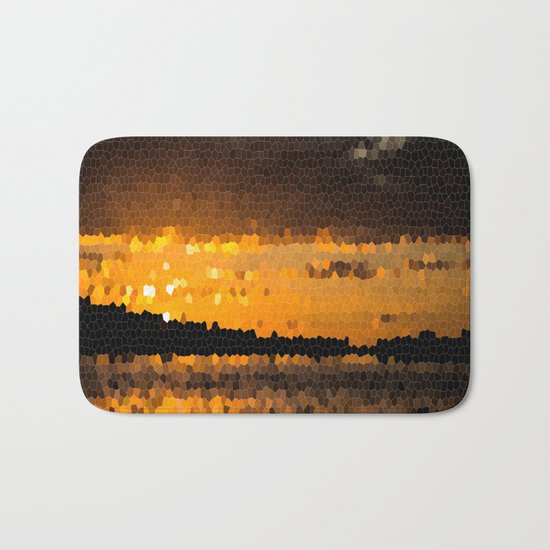 Autumn Sunset Bath Mat