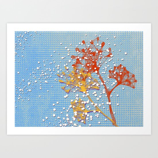 Snow Art Print