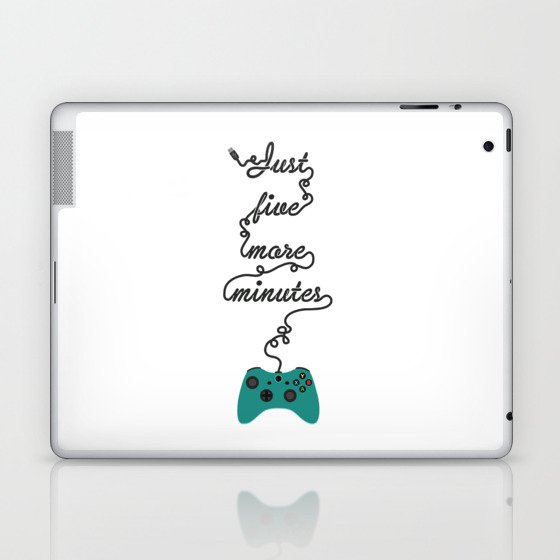 Just Five More Minutes Xbox Game Controller Laptop & iPad Skin