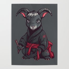 Ninja Goat  Poster