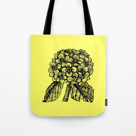 Yellow Hydrangea Tote Bag