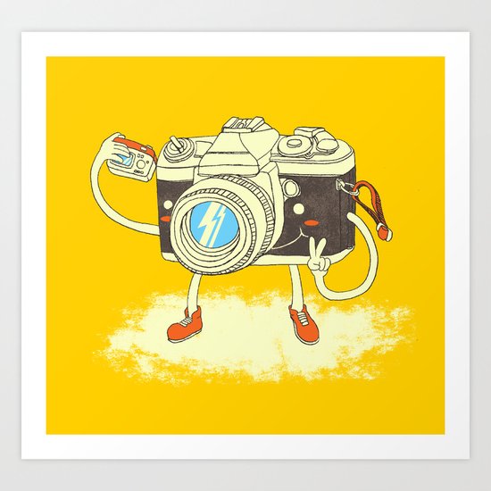 Self capture Art Print