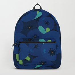 Blueberries with leaves Backpack