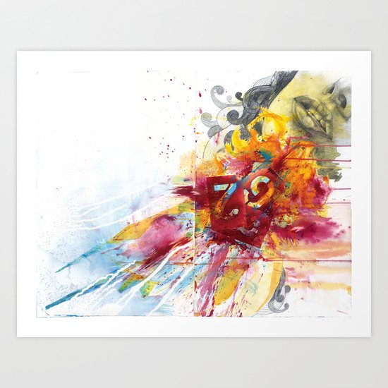 MINGA x Delivery of a Gift Art Print