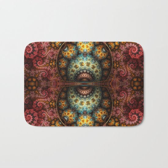 Unending dragon spiral Bath Mat