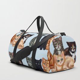 Cute Fuzzy Baby Kittens  Duffle Bag