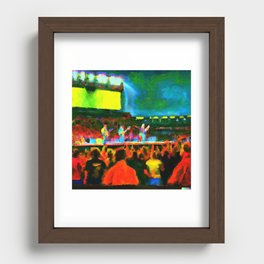 DALL.E Street Band Recessed Framed Print