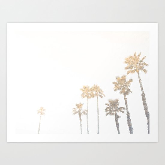 Tranquillity - gold dust Art Print