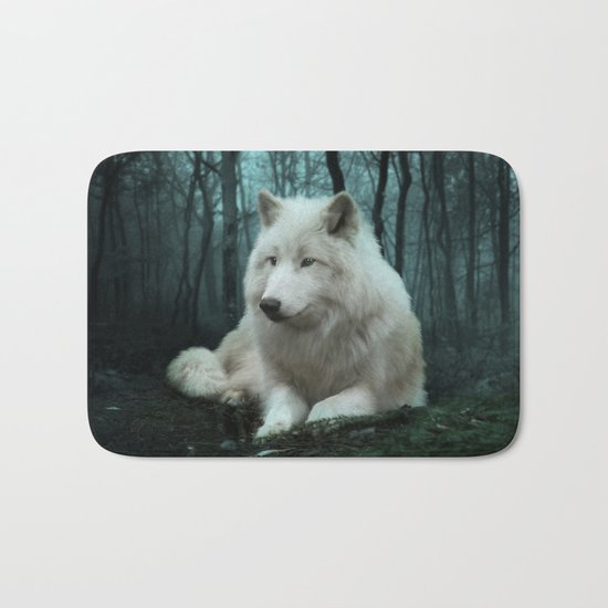 Wolf Bath Mat