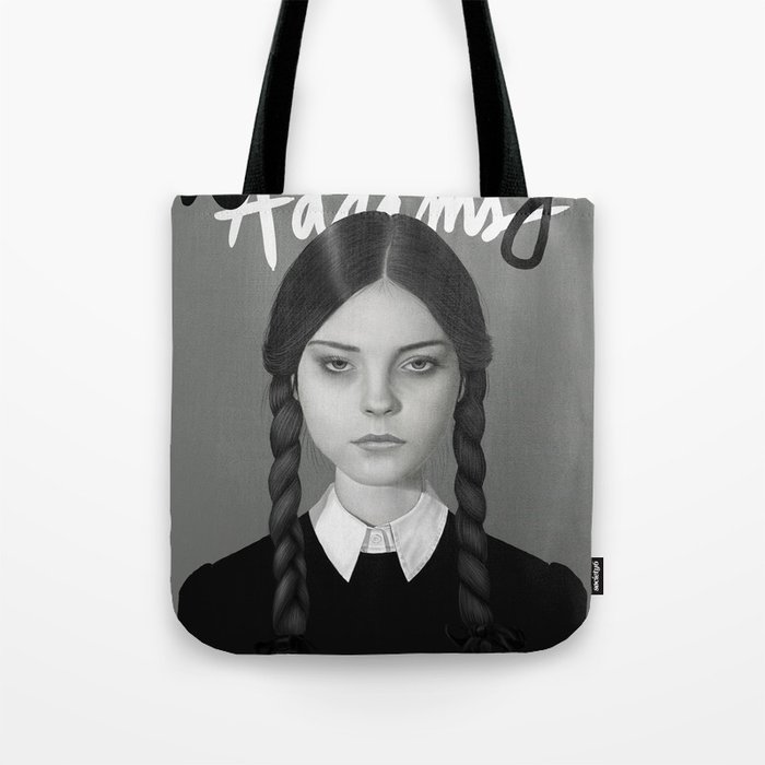 wednesday addams tote bag by arbot society6