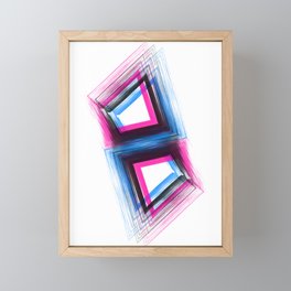 Stripe 0.1 Framed Mini Art Print