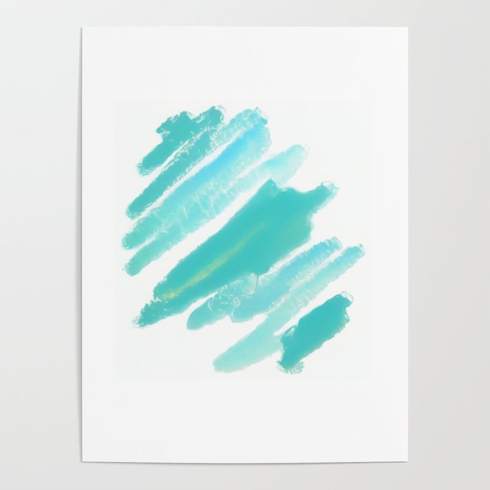 Abstract - mint Poster