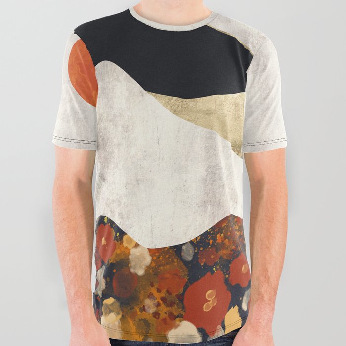 Autumn Field All Over Graphic Tee