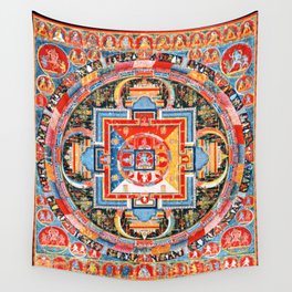 Mandala Buddhist 6 Wall Tapestry