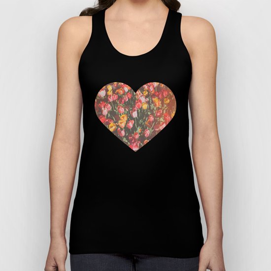Tulip Field Unisex Tank Top