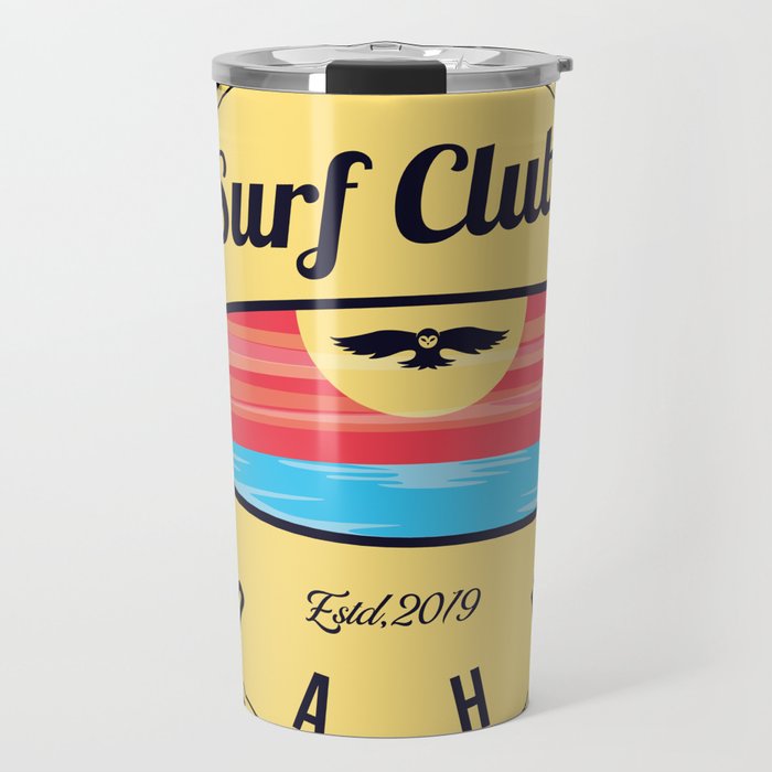 Oahu surf beach Travel Mug