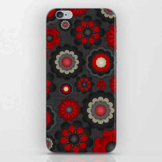 Dark Romance Floral iPhone & iPod Skin