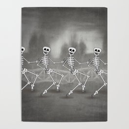 Dancing skeletons II Poster