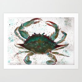 Crab Art Print