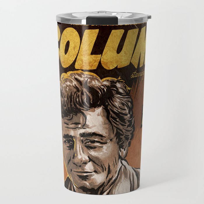 Columbo - TV Show Comic Poster Travel Mug