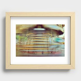 Unfocused Paris Nª3 | Spinning Carousel | Out of focus travel photography Recessed Framed Print