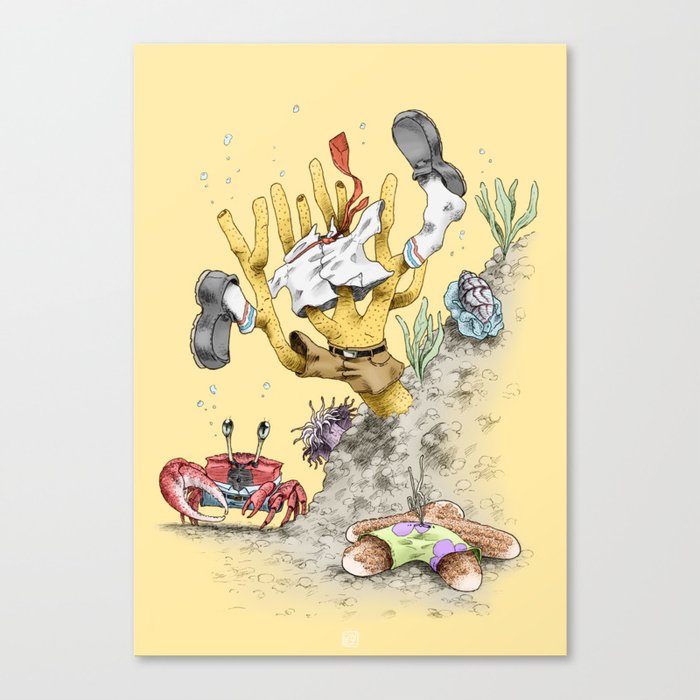 Real Life SpongeBob Canvas Print
