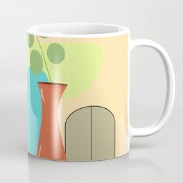 Conceptual Formation With A Vase Coffee Mug