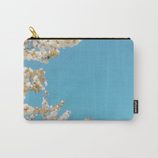 Wave of Flowers Carry-All Pouch