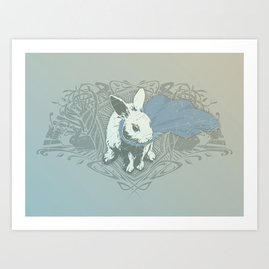 Fearless Creature: Rabz Art Print