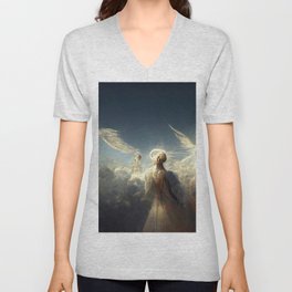 Heavenly Angels V Neck T Shirt