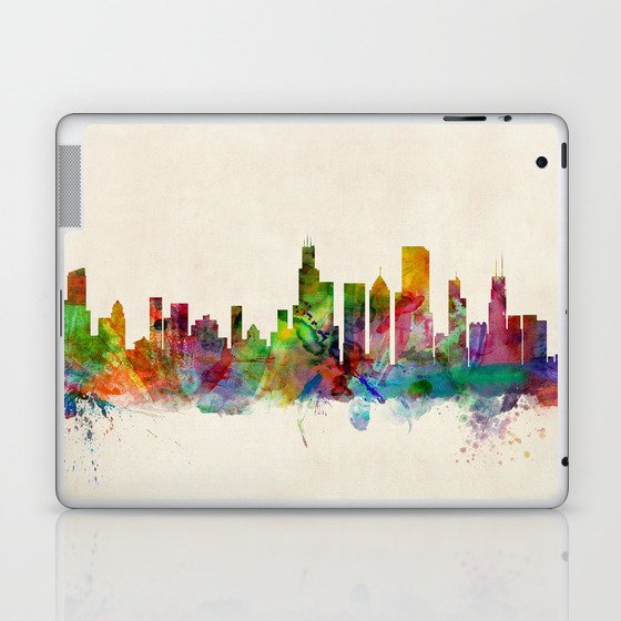 Chicago City Skyline Laptop & iPad Skin