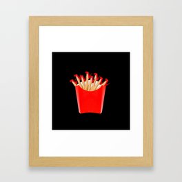 Ladies dipped in ketchup Framed Art Print