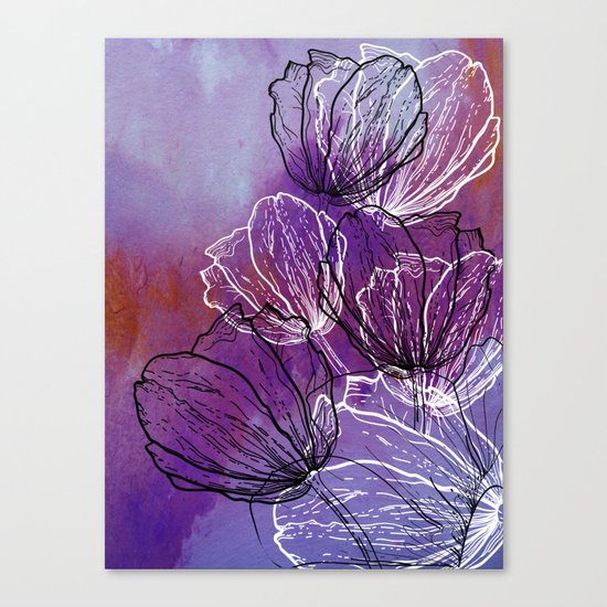 Colorful Flower Fantasy Canvas Print