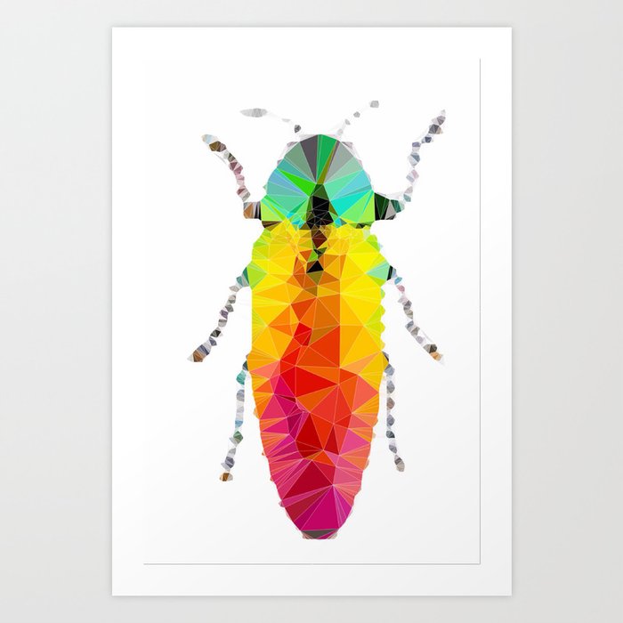 Geometric Entomology I  Art Print