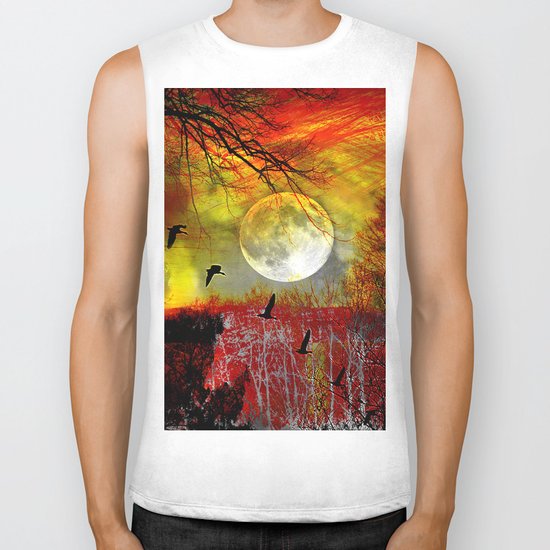 fantasy forest Biker Tank