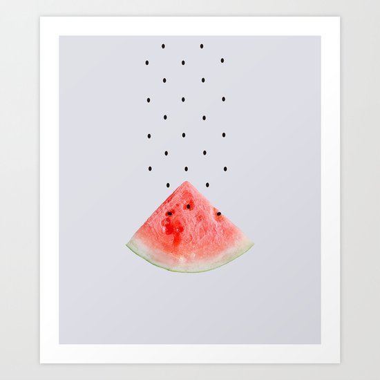 Watermelon #society6 #buyart #decor #artprint Art Print