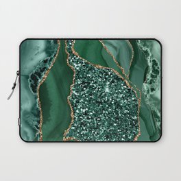 Agate Glitter Ocean Texture 15 Laptop Sleeve
