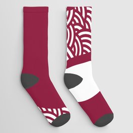 Abstract arch pattern 3 Socks