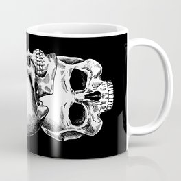 3 Skulls Stacked On Top of Each Other Mug