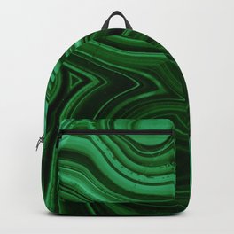 GREEN MALACHITE STONE PATTERN Backpack | Color, Malachite, Patterns, Film, Other, Hdr, Digital, Macro, Photo, Green 
