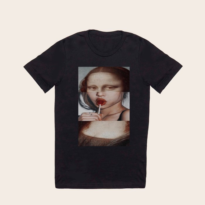 Mona Lisa Lollipop T Shirt by Carole Society6
