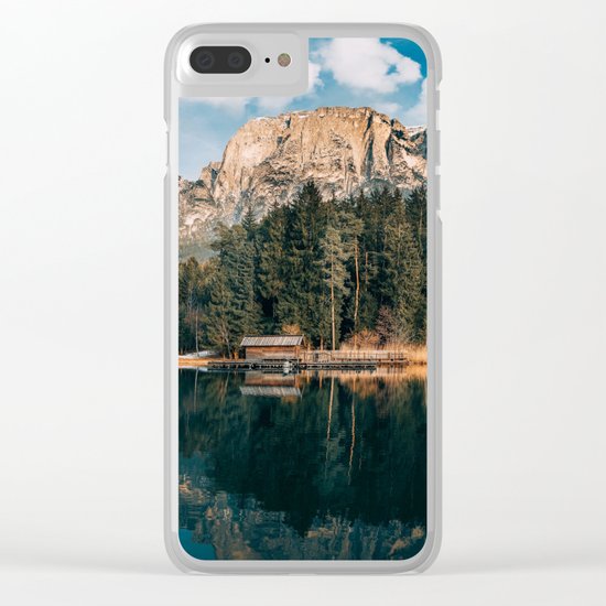 wanderlust landscape Clear iPhone Case