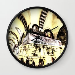 Spice Bazaar Istanbul Art Wall Clock