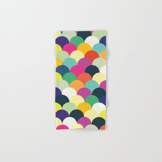 Colorful Circles Hand & Bath Towel