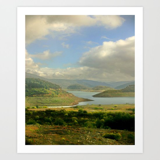 Alpine Ranges Art Print