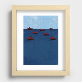 Passing  Recessed Framed Print