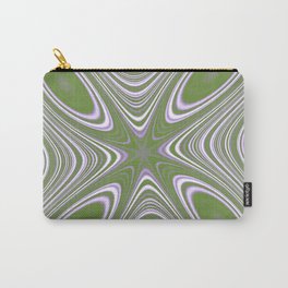 Genderqueer Pride Thin Striped Fractal Curves Carry-All Pouch