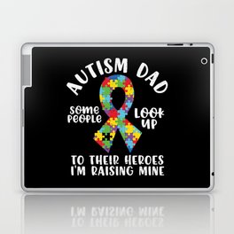 Autism Dad Hero Laptop Skin